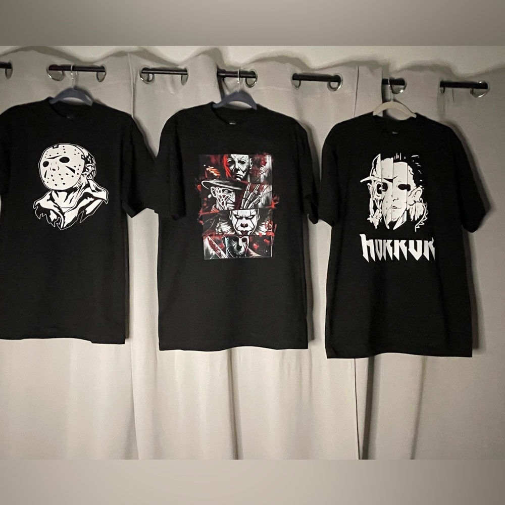 Graphic Tee Halloween Horror Film Villians